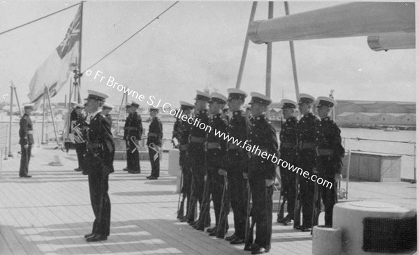VICTOR LESZEK-SZULE ON HMS BERWICK